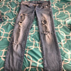 American Eagle ripped jeans